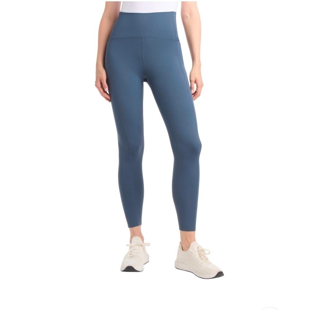 Danskin Streamline Pocket Leggings Light Navy XL 4962 25in Inseam NWT